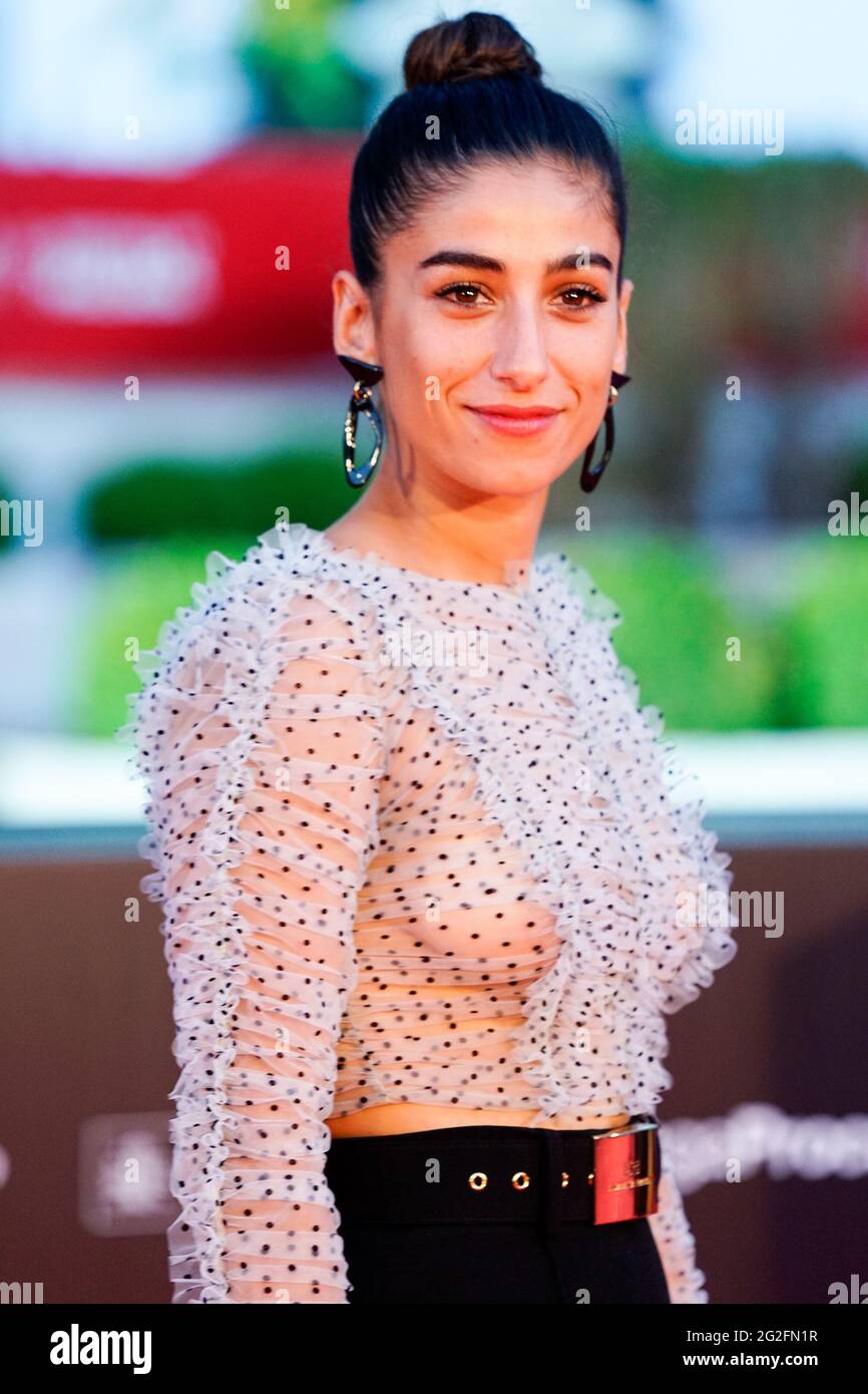 Carolina Yuste assiste au photocall et au tapis rouge du Festival de Malaga 2021 au Gran Hotel Miramar, à Malaga. (Photo de Francis Gonzalez / SOPA Images / Sipa USA) Banque D'Images