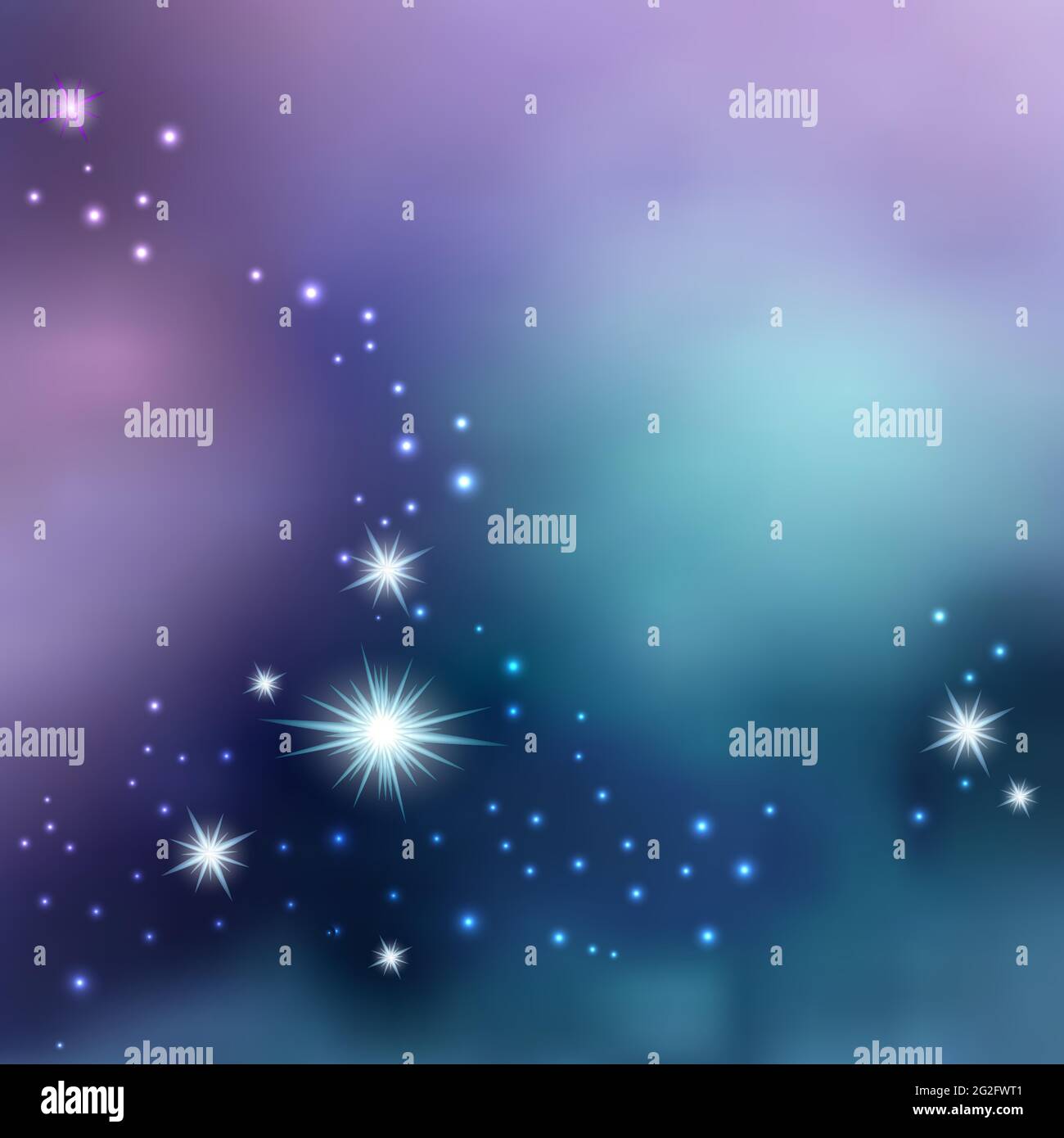 Ciel nocturne aux étoiles brillantes. Fond de l'espace Galaxy, Nebula stardust. Univers cosmique. Illustration vectorielle Illustration de Vecteur