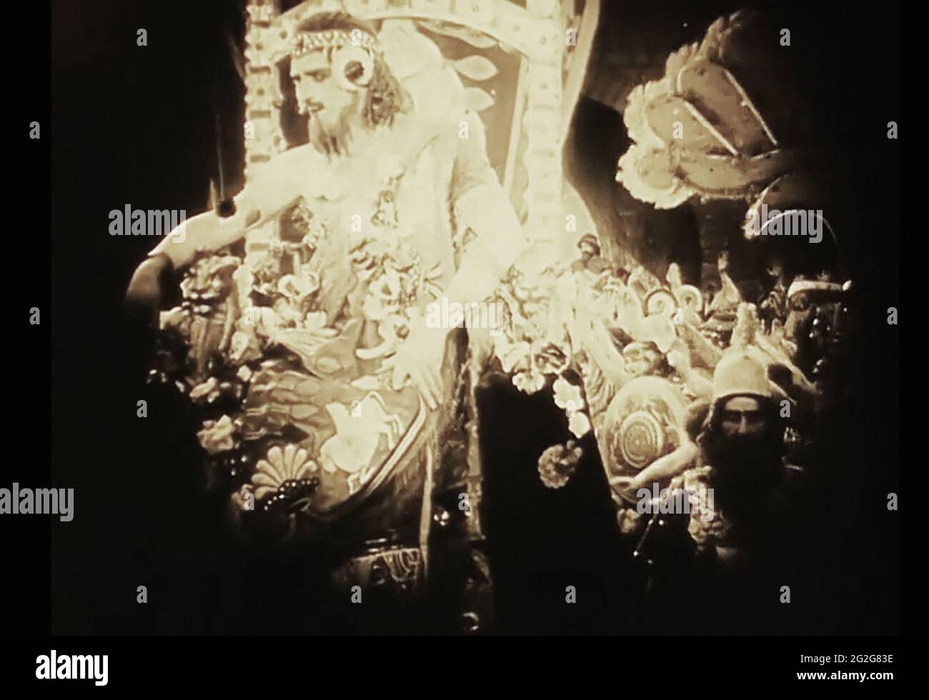 Vintage encore de la vie ancienne de Babylone du début des années 1900 film intolérance Banque D'Images