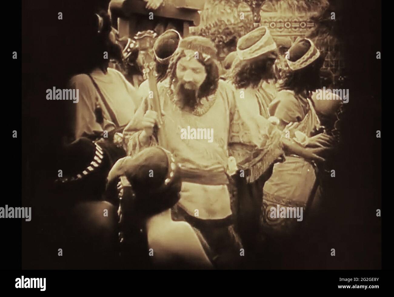 Vintage encore de la vie ancienne de Babylone du début des années 1900 film intolérance Banque D'Images