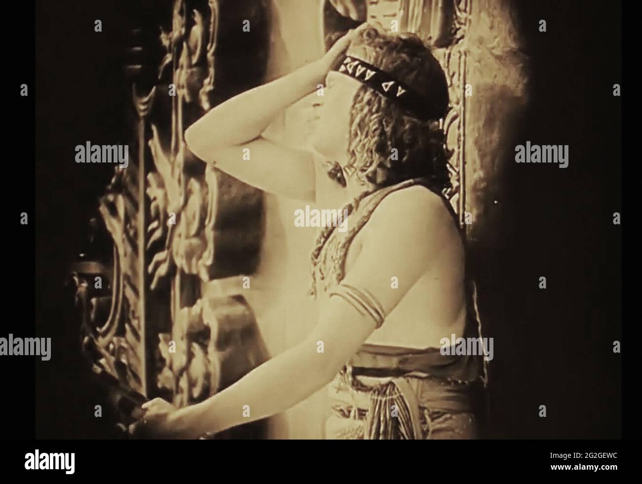Vintage encore de la vie ancienne de Babylone du début des années 1900 film intolérance Banque D'Images