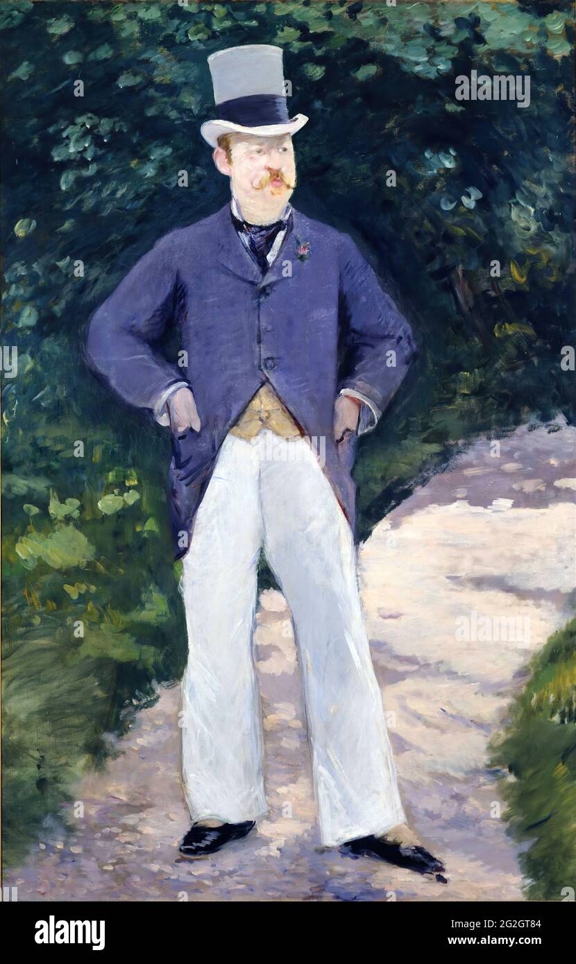Edouard Manet - Portrait de Monsieur Brun Banque D'Images