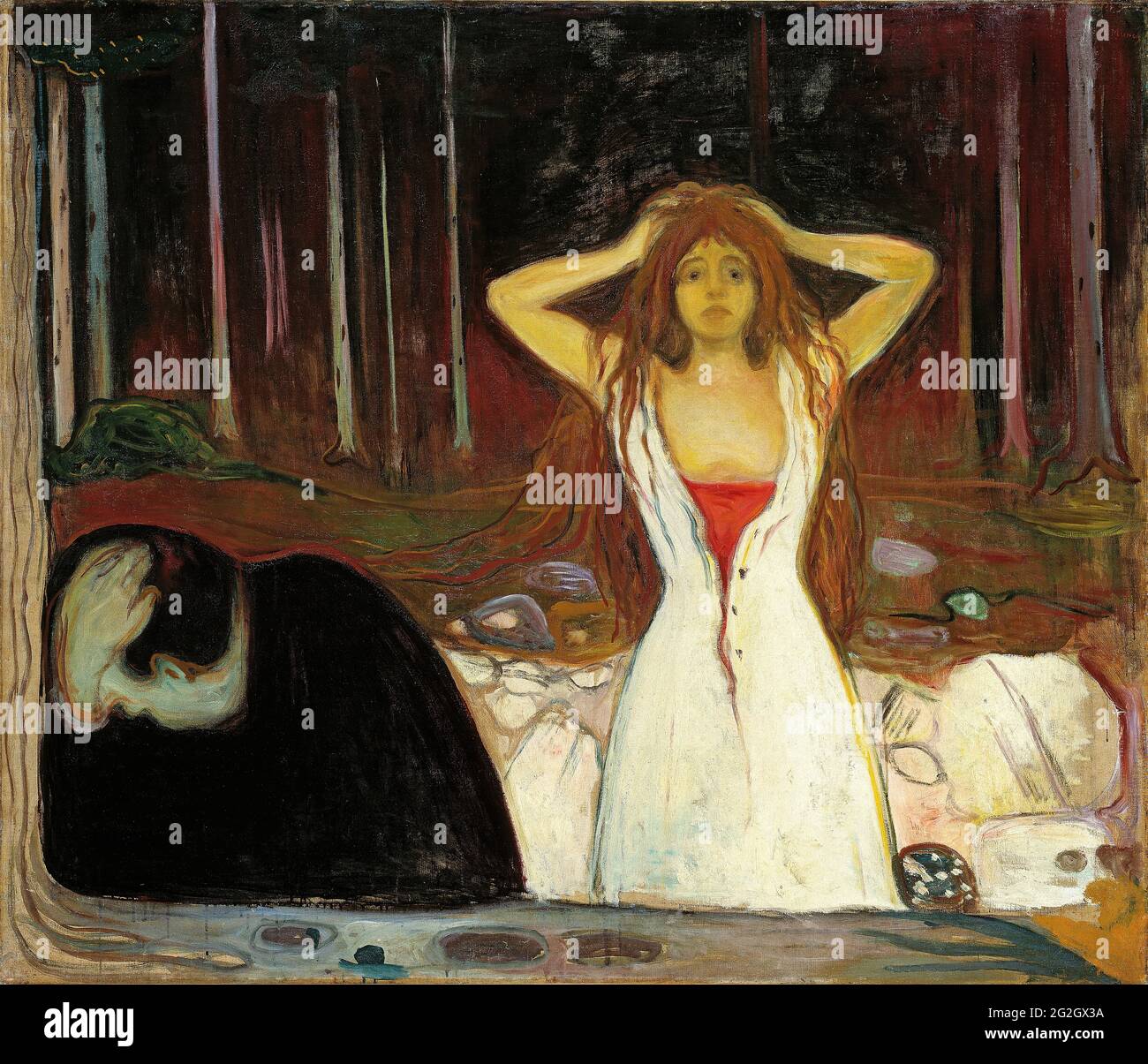 Edvard Munch - cendres 01 Banque D'Images