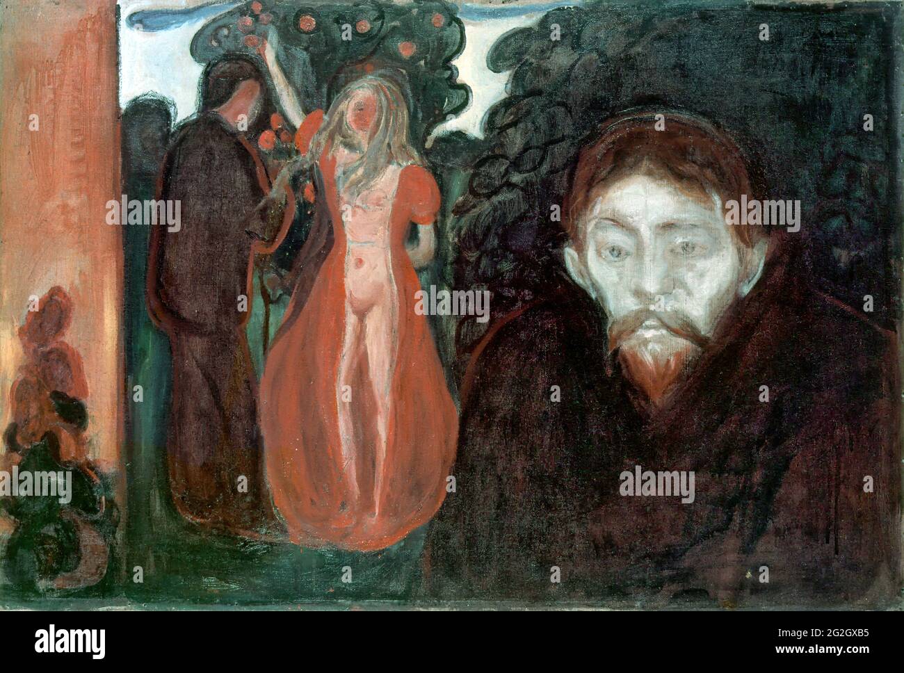 Edvard Munch - jalousie 02 Banque D'Images