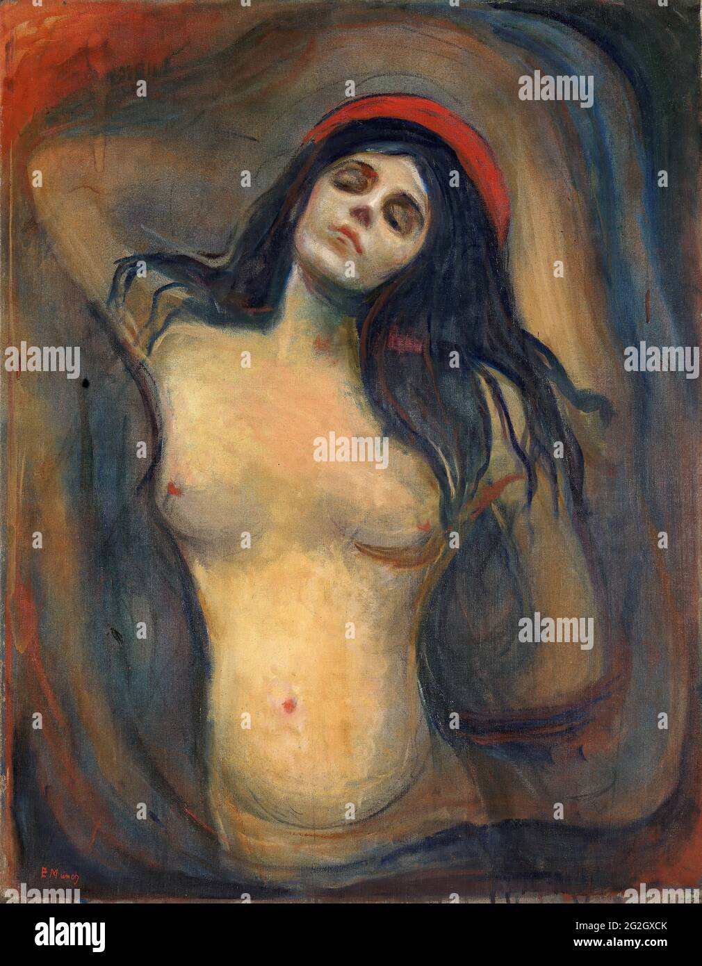 Edvard Munch - madonna 01 Banque D'Images