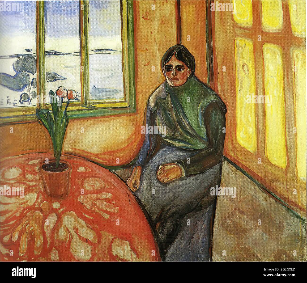 Edvard Munch - Laura mélancolie Banque D'Images