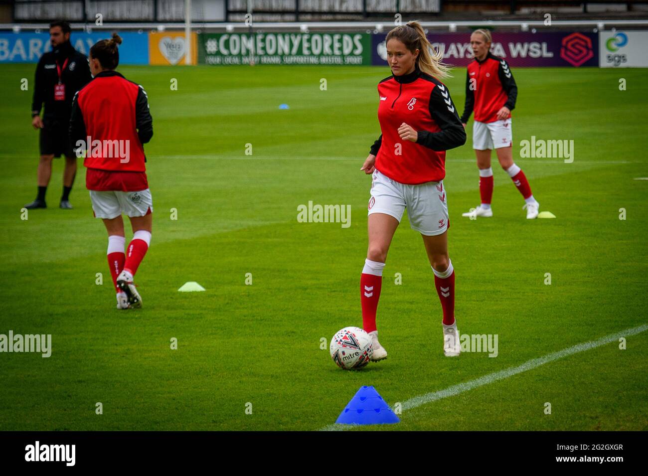 Bath, Angleterre. 18 octobre 2020. Barclays FA Womens Super League match entre Bristol City Women et Birmingham City Women. Banque D'Images