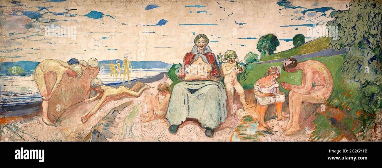 Edvard Munch - la Scientistsalma Mater Banque D'Images