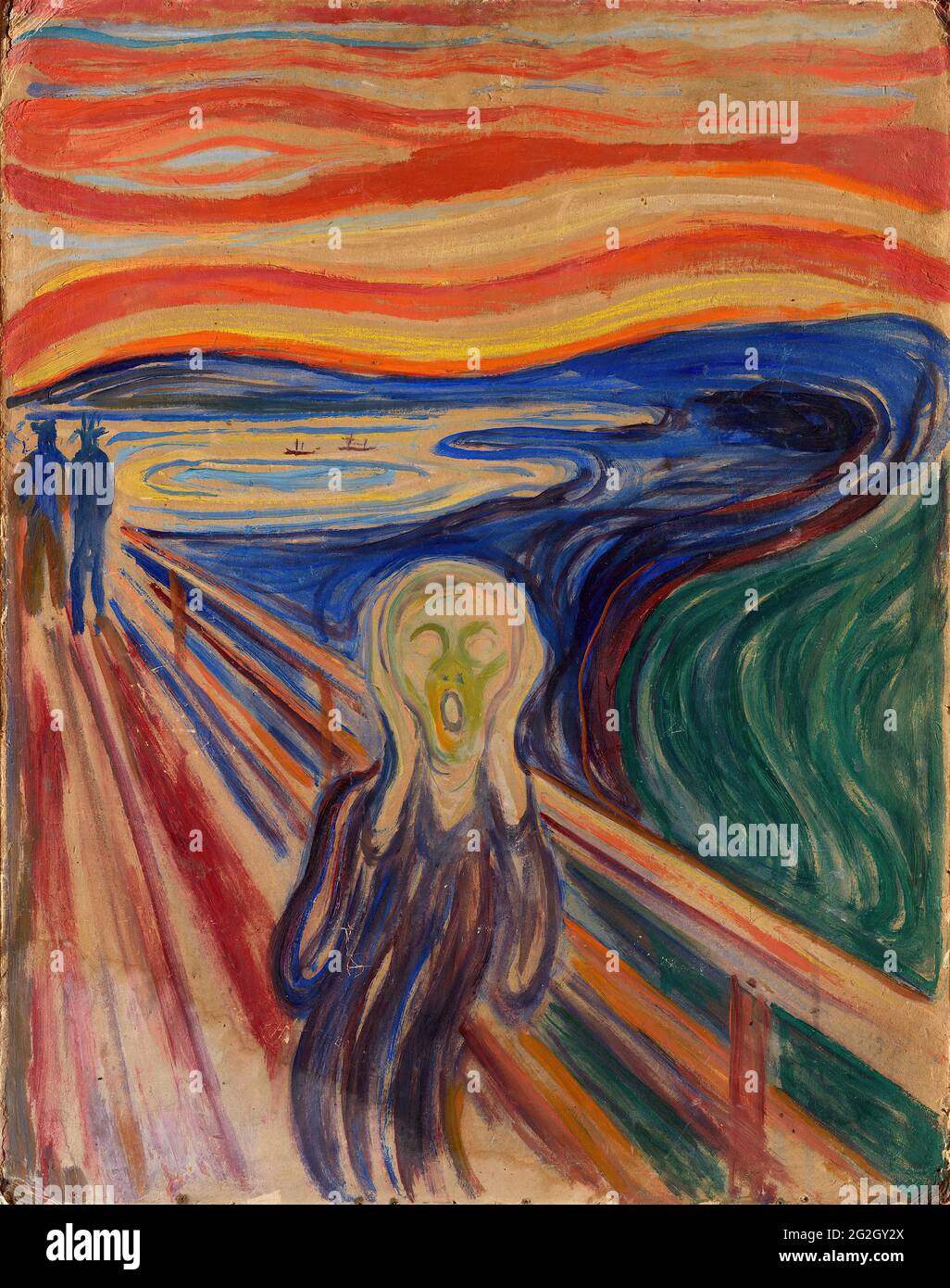 Edvard Munch - la crème 02 Banque D'Images