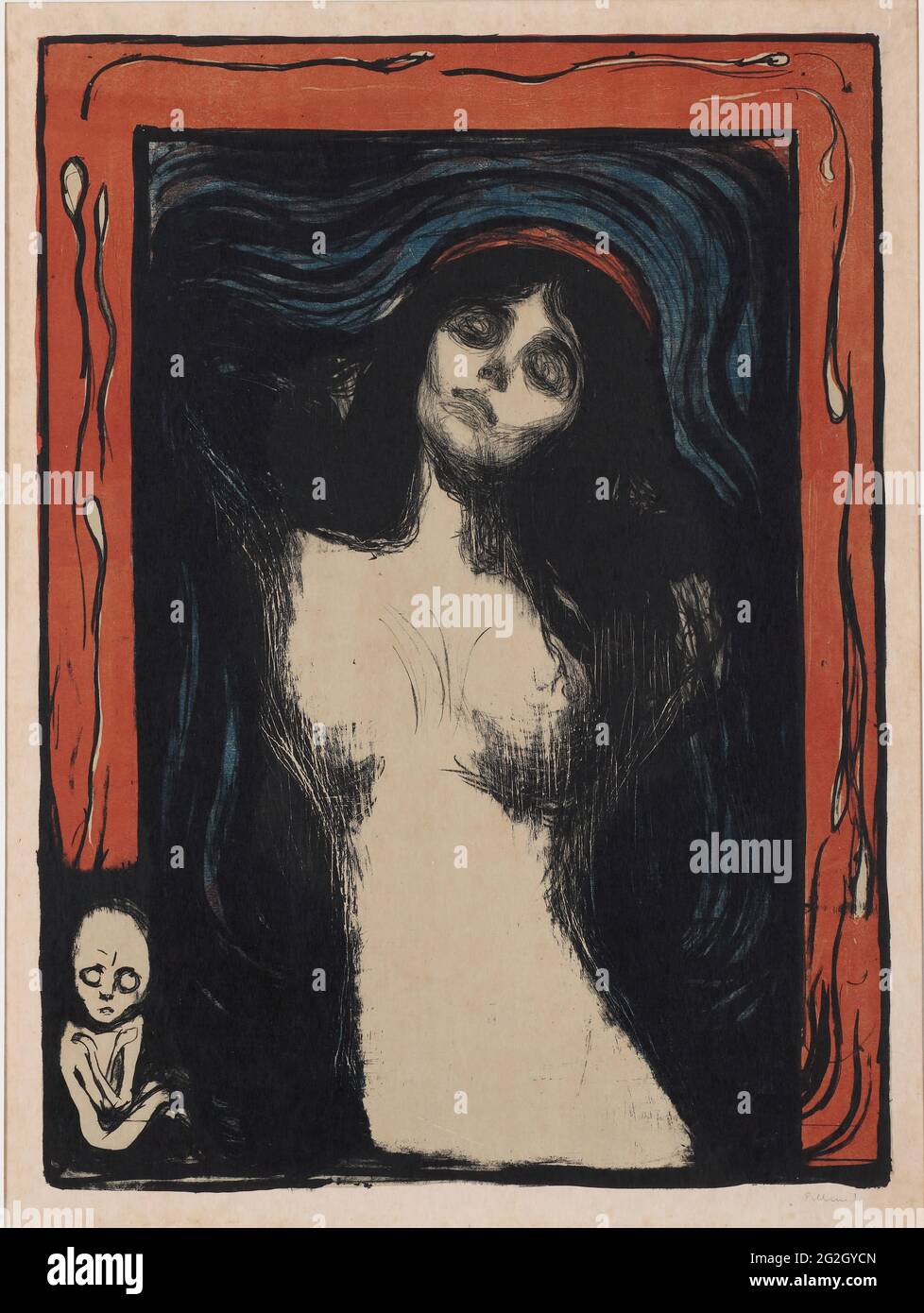Edvard Munch - Madonna (495100) Banque D'Images