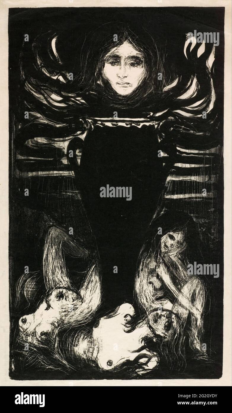 Edvard Munch - l'Urne Banque D'Images