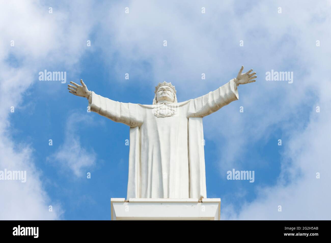 Statue du Christ Roi à Zouk Mosbeh, Liban Banque D'Images