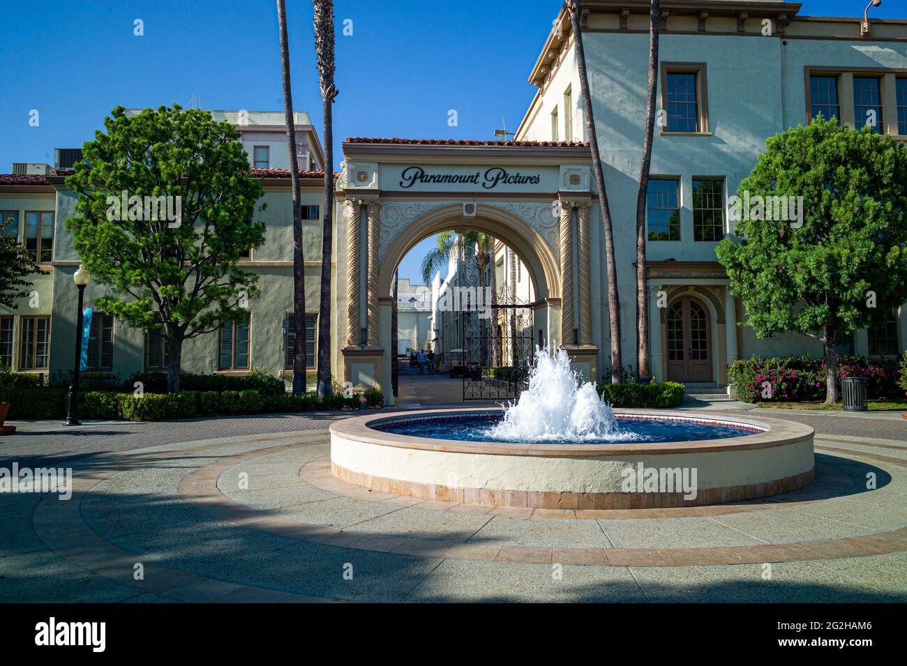 Visite des studios à l'intérieur des studios Paramount, Los Angeles, Californie, États-Unis Banque D'Images