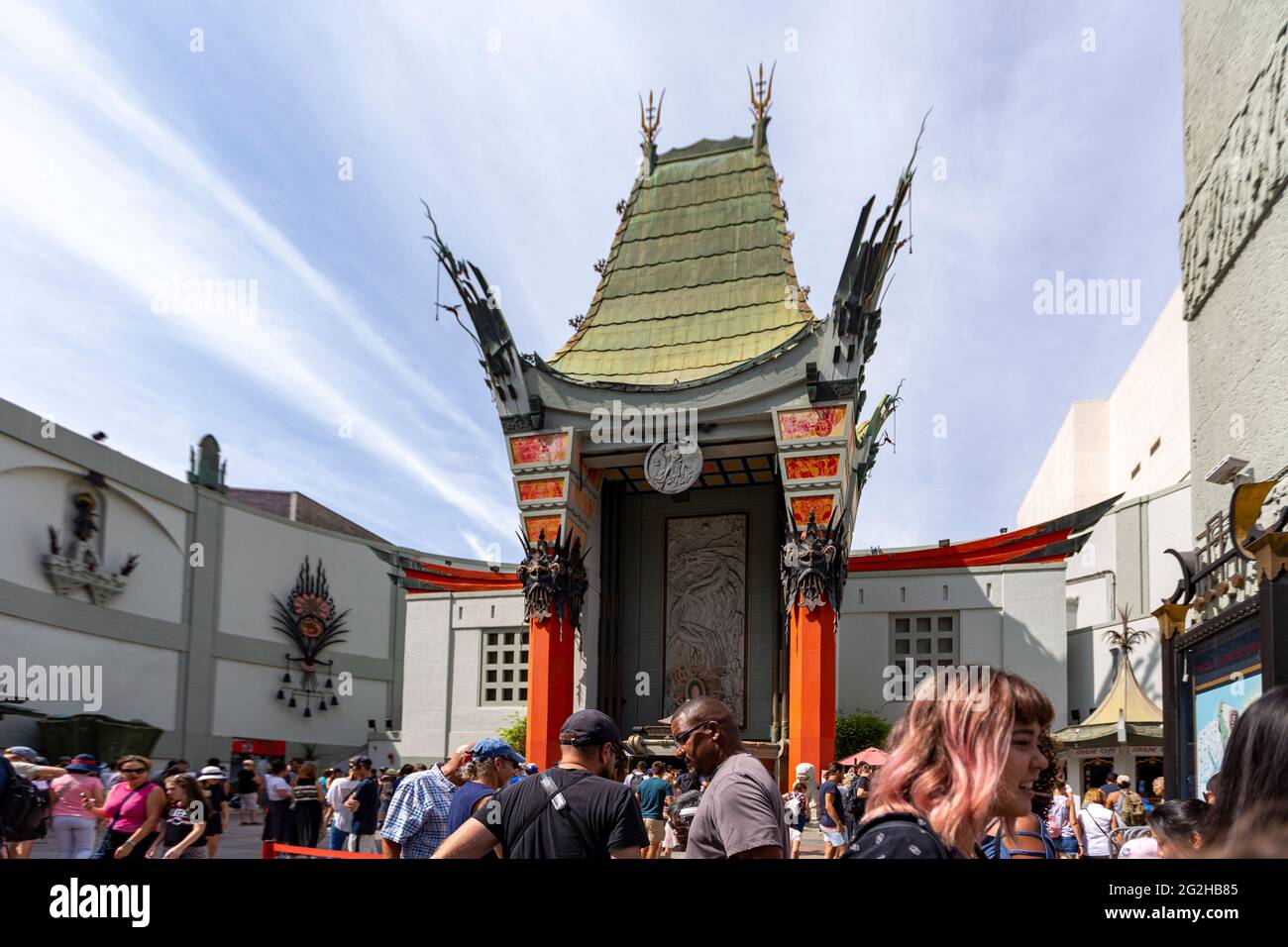 Scène à Hollywood, Los Angeles, Californie, États-Unis Banque D'Images
