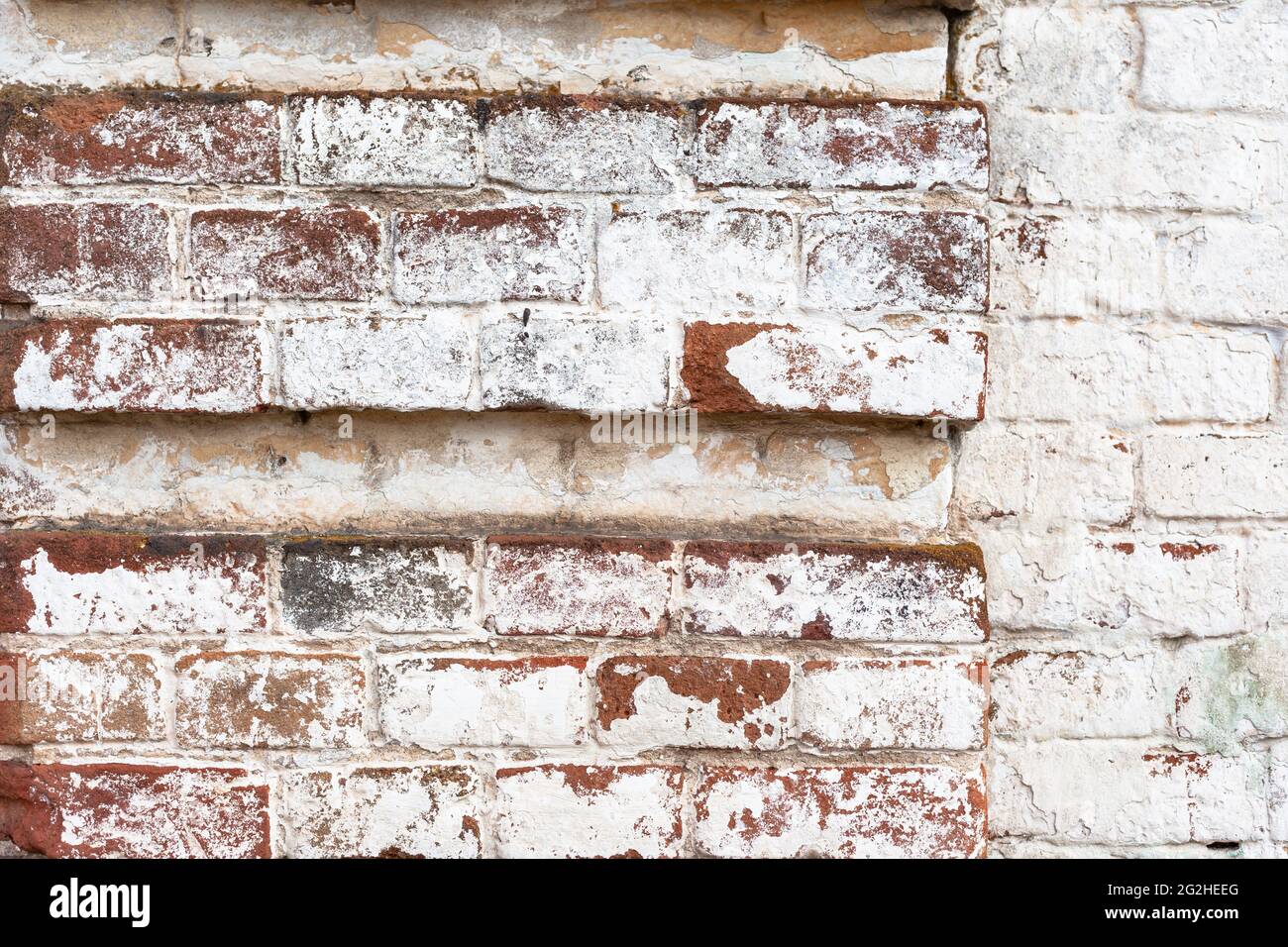 Vieux mur de briques vintage, utilisé comme arrière-plan ou texture Banque D'Images