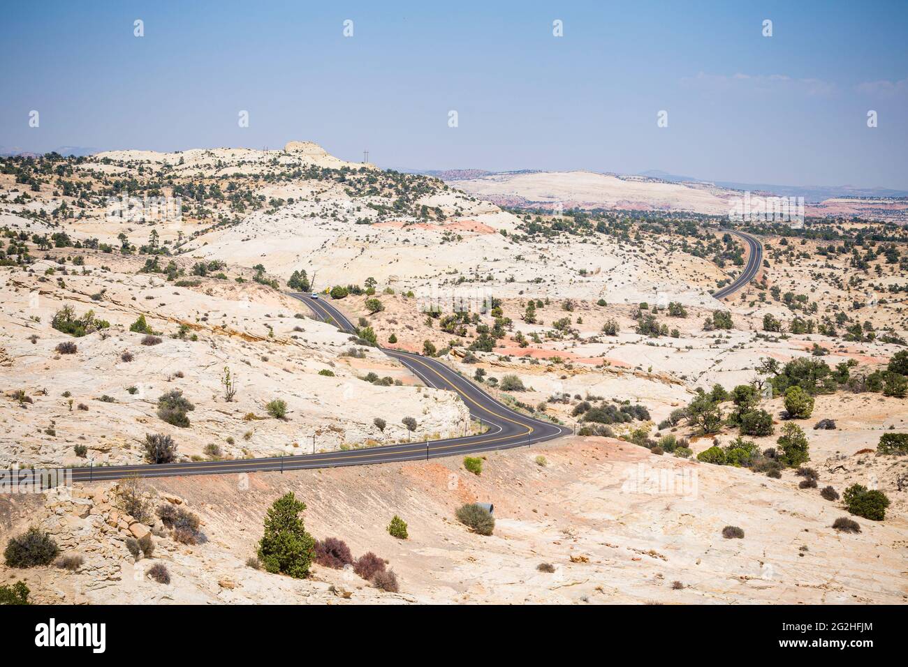 Scenic Spot 'et Dunes' près d'Escalante, Utah, États-Unis Banque D'Images