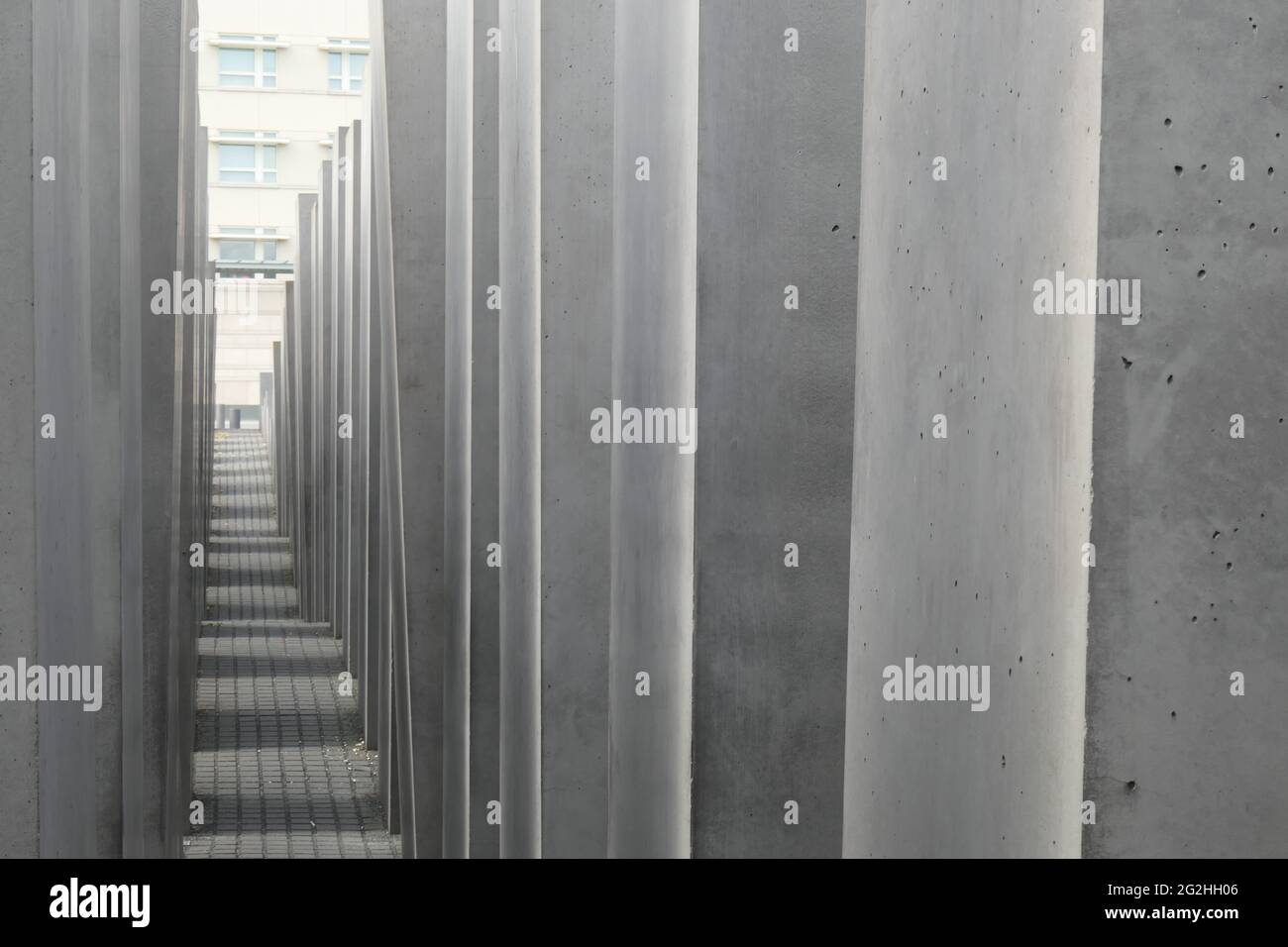 Mémorial de l'Holocauste, mémorial pour les Juifs assassinés, Berlin Mitte, Berlin, Allemagne Banque D'Images