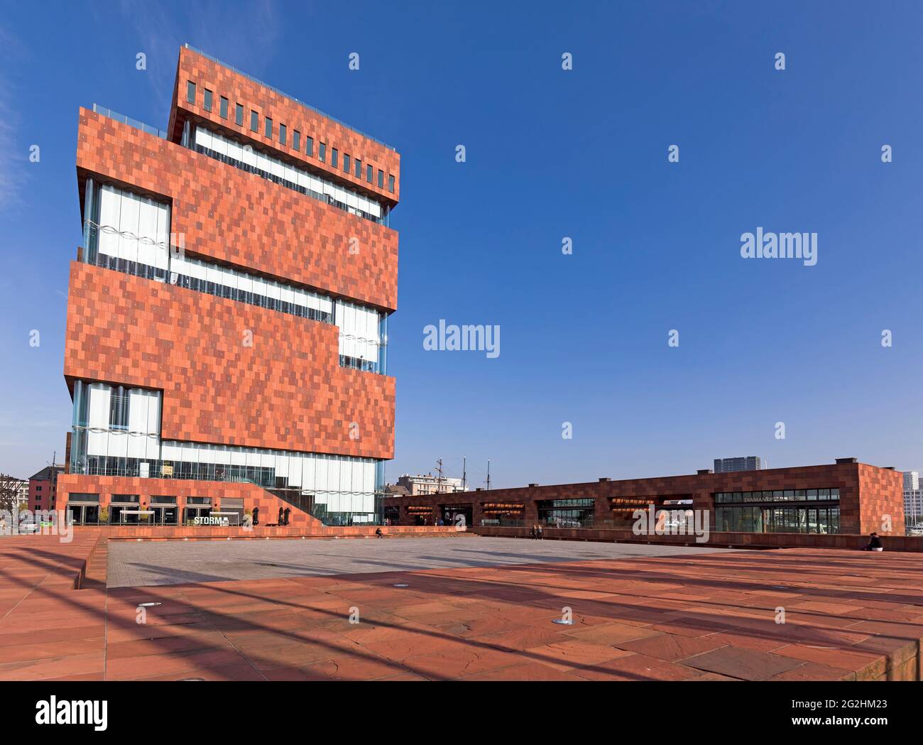 Museum aan de Stroom, Anvers, Belgique, Europe Banque D'Images