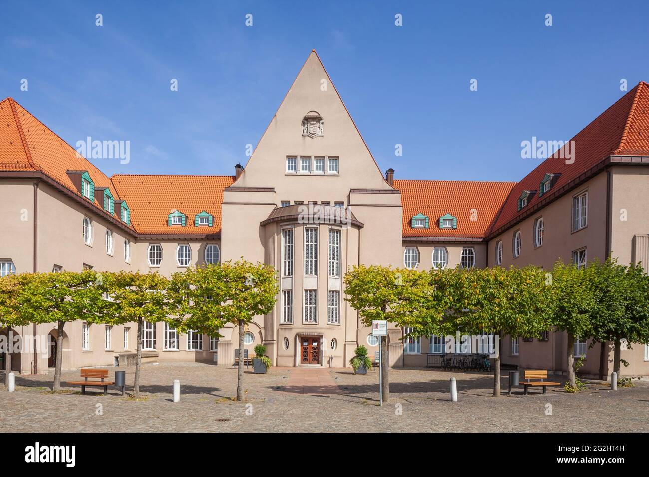 Hôtel de ville, Art nouveau, Delmenhorst, Basse-Saxe, Allemagne, Europe Banque D'Images