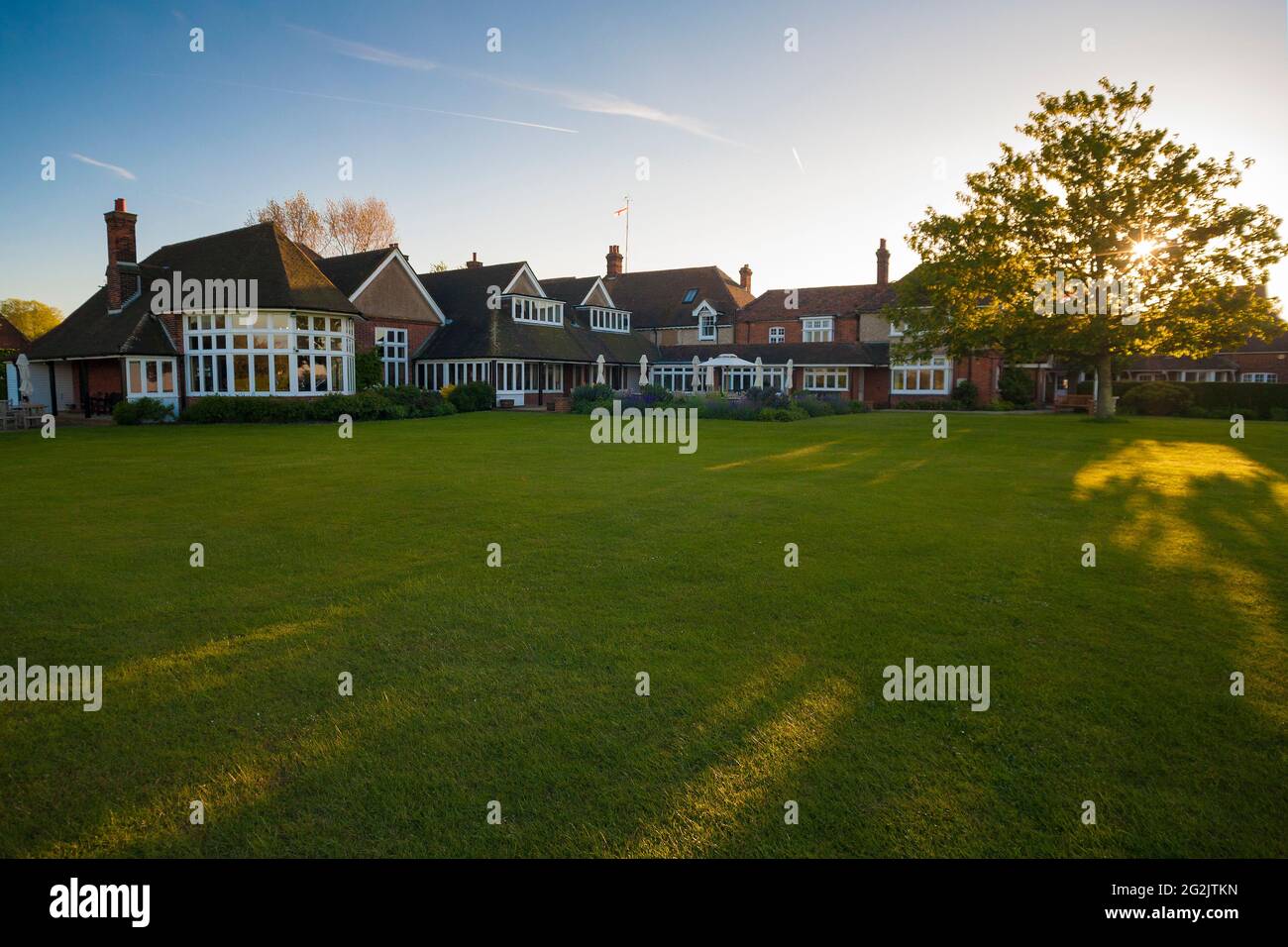 Royal Saint George's Golf course, British Open, Sandwich, Kent, Angleterre. Banque D'Images
