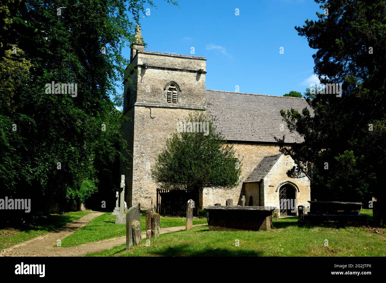 Église St Giles, Oddington, Oxfordshire, England, UK Banque D'Images