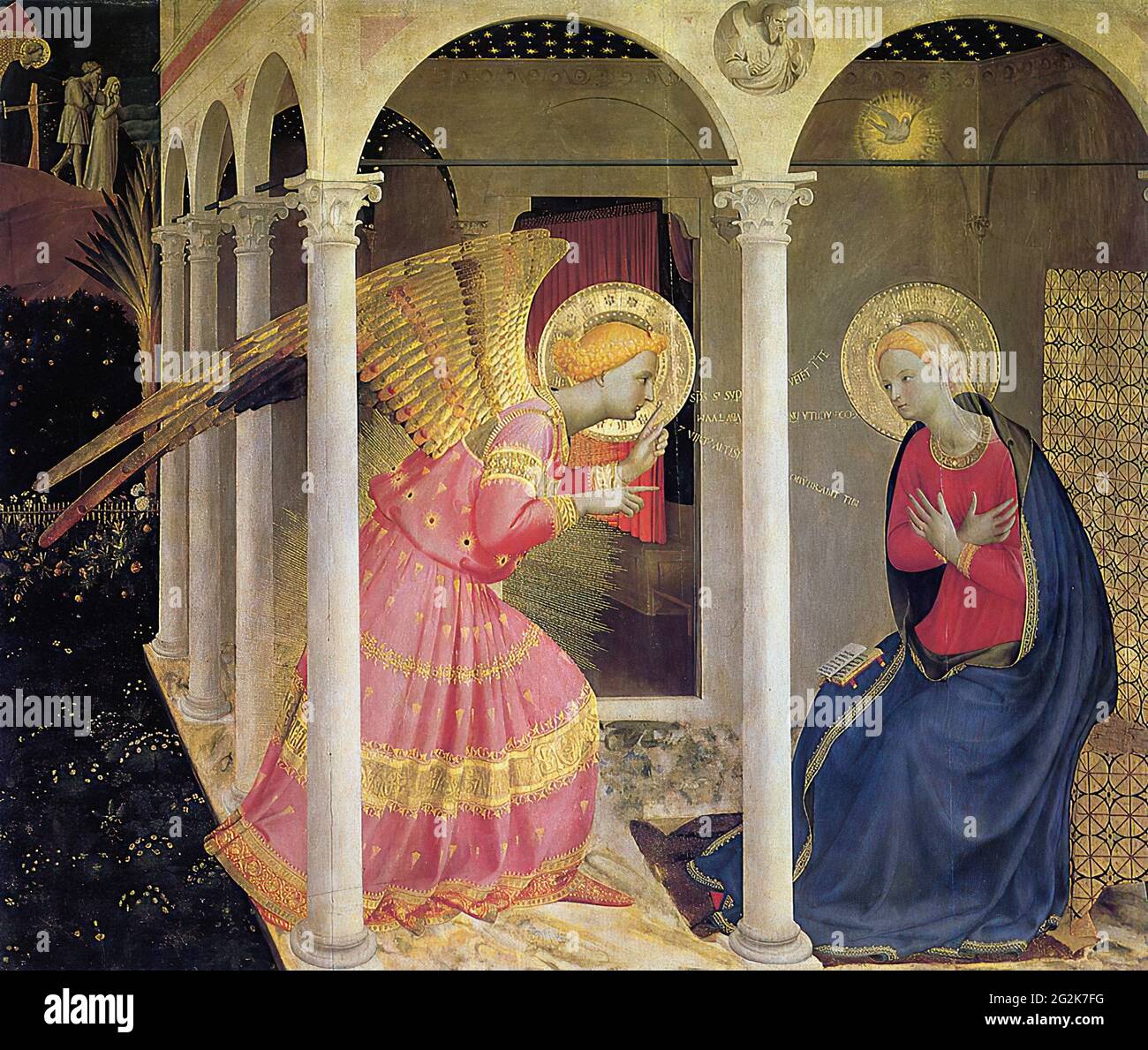 FRA Angelico - Annonciation 1434 Banque D'Images