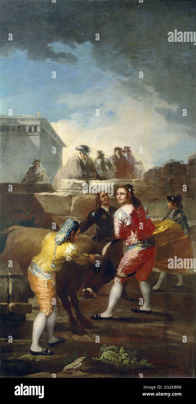 Francisco de Goya - corrida amateur Banque D'Images