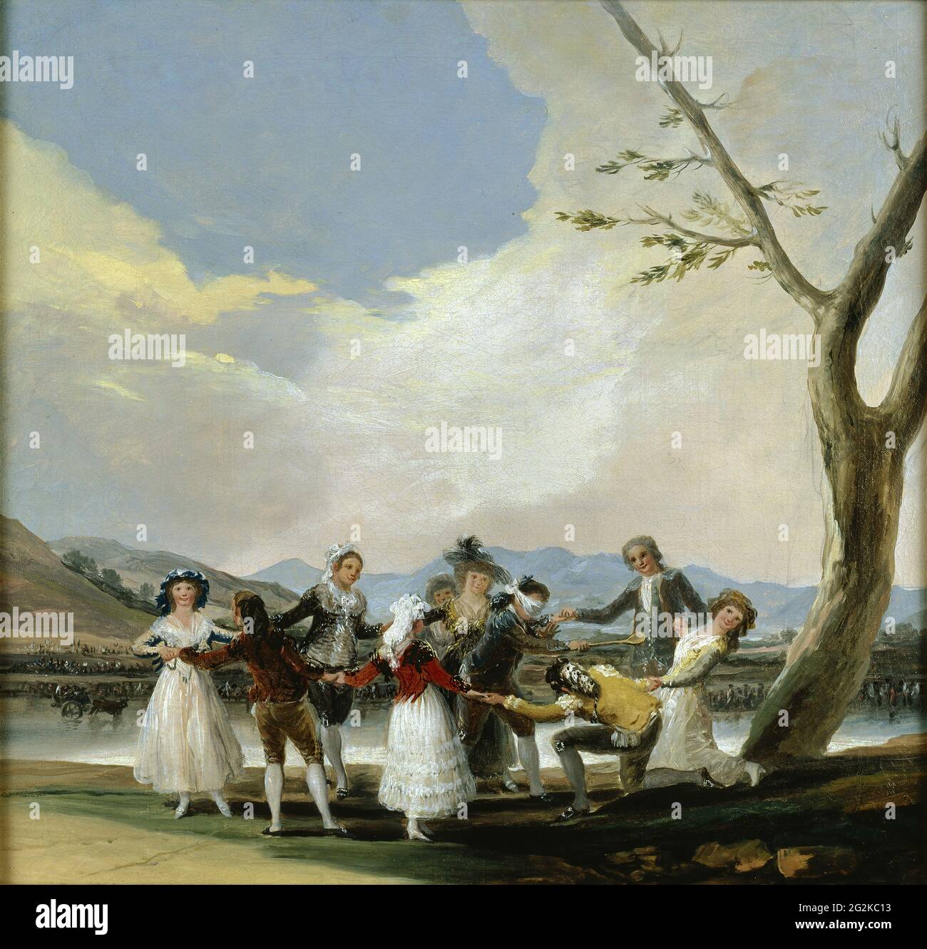 Francisco de Goya - Blind Mans Buff 02 Banque D'Images