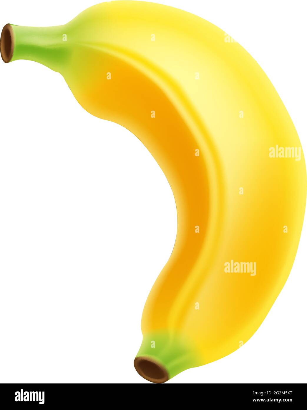 Dessin de banane Emoji Illustration de Vecteur
