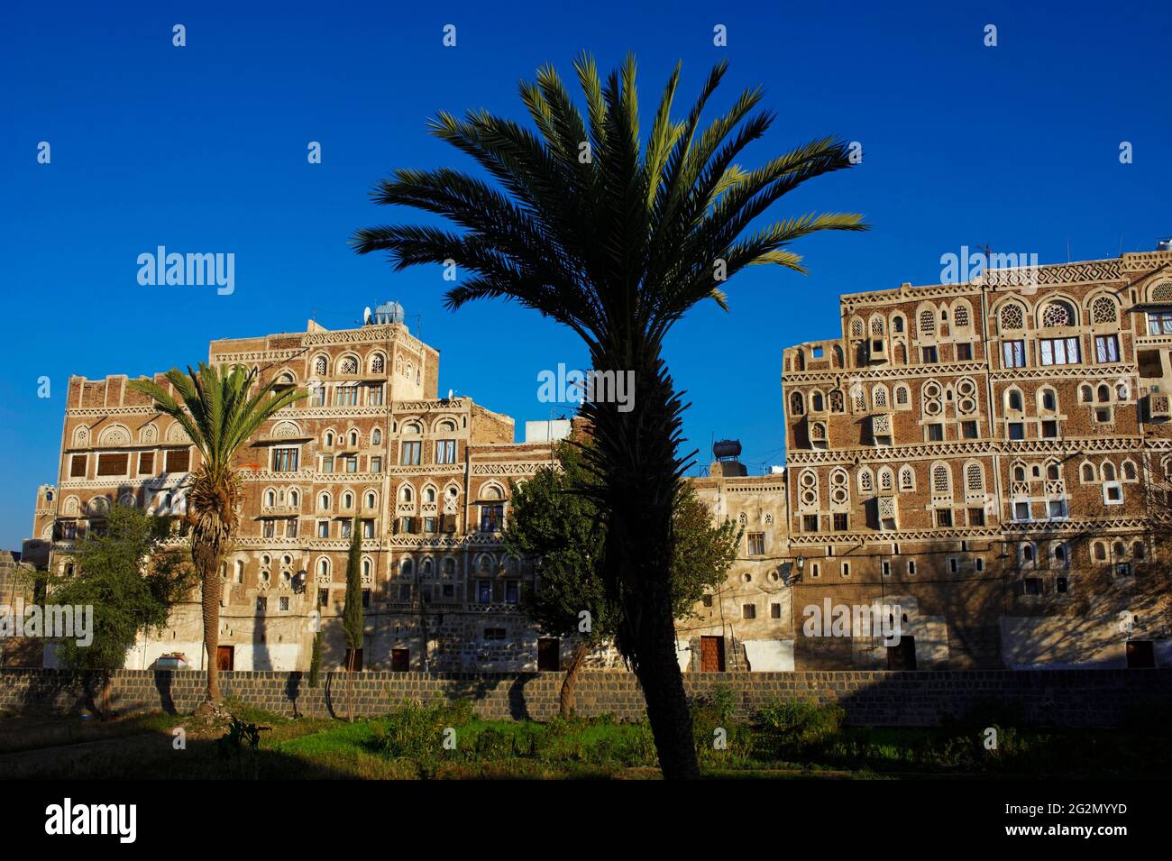 Yémen, Sanaa, Vieille ville, Patrimoine mondial de l'UNESCO Banque D'Images
