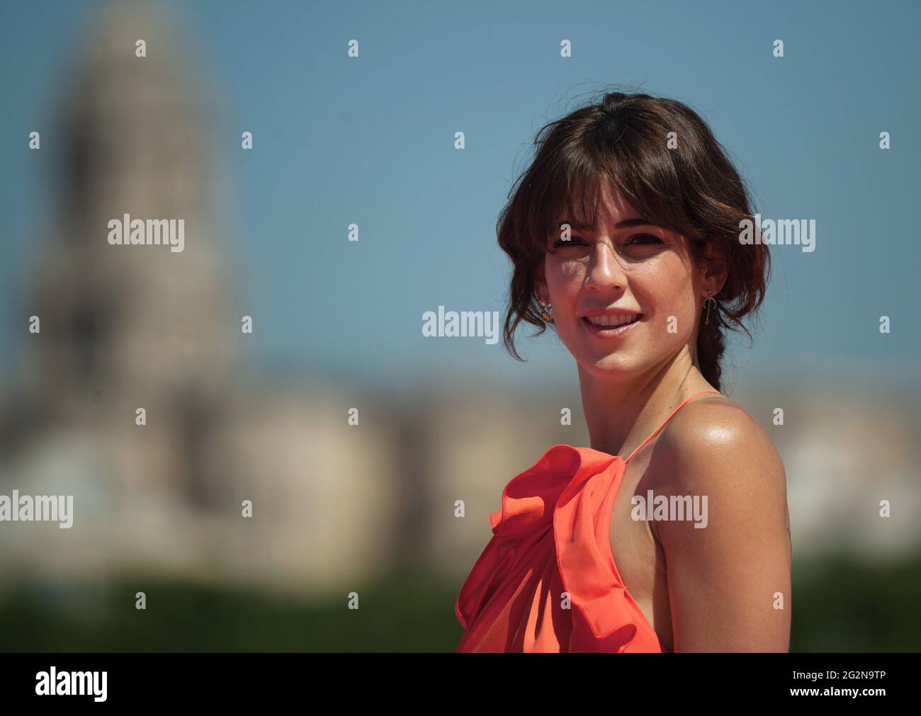 L'actrice espagnole Eva Ugarte participe à la photo du film "Garcia y Garcia" à Malaga.la nouvelle édition du 24ème Festival du film espagnol de Malaga, grand événement cinématographique en Espagne, présente les candidats du film pour gagner le prix "Biznaga de Oro", suivre toutes les mesures pour prévenir la propagation du coronavirus et garantir un événement sûr. Le festival aura lieu du 3 au 13 juin. (Photo de Jesus Merida / SOPA Images / Sipa USA) Banque D'Images