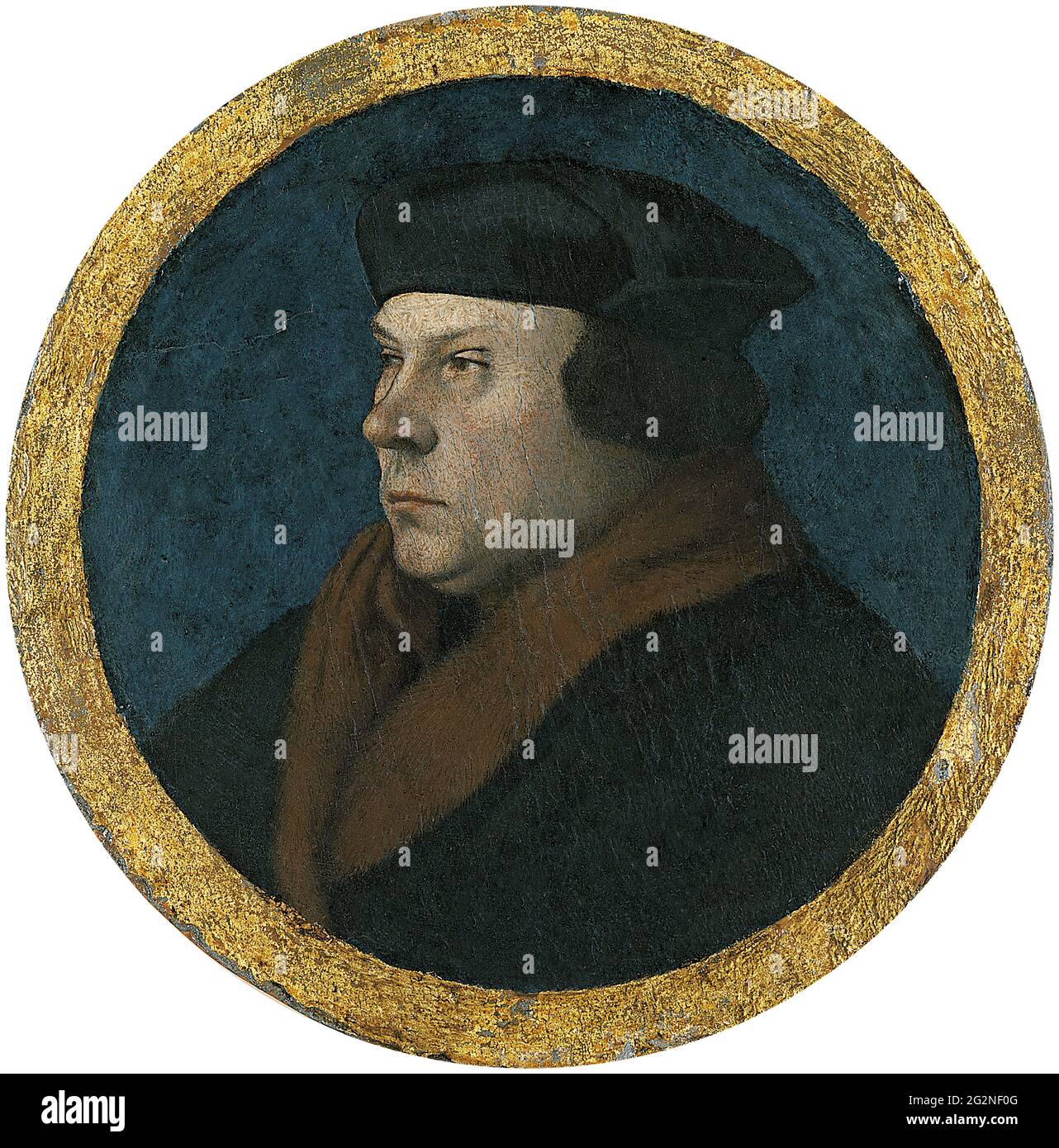 Hans Holbein le plus jeune - Portrait de Thomas Cromwell Banque D'Images