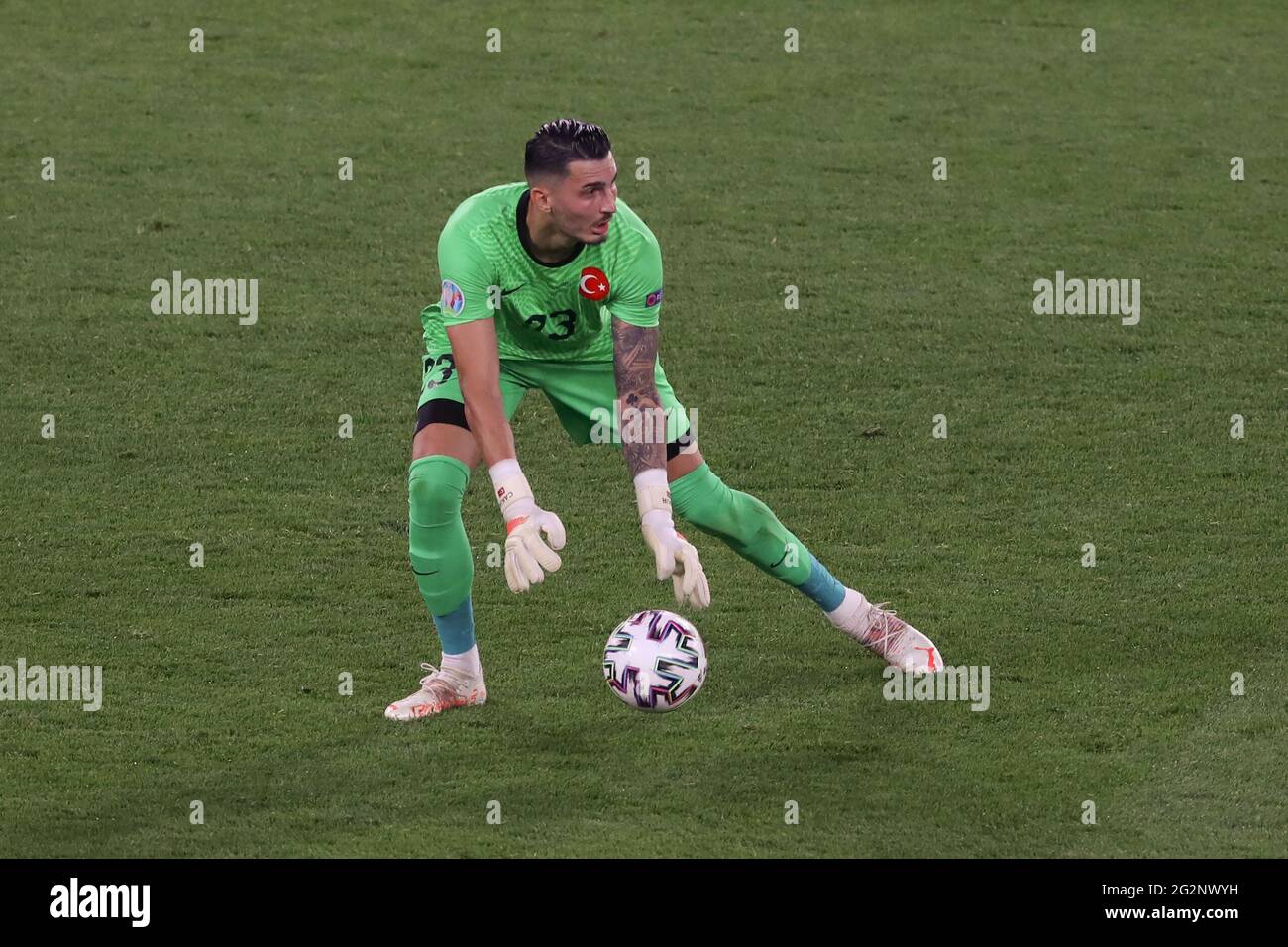 Rome, Italie, 11 juin 2021. Ugurcan Cakir de Turquie lors du match des Championnats d'Europe de l'UEFA 2020 au Stadio Olimpico, Rome. Crédit photo à lire: Jonathan Moscrop / Sportimage crédit: Sportimage / Alay Live News Banque D'Images