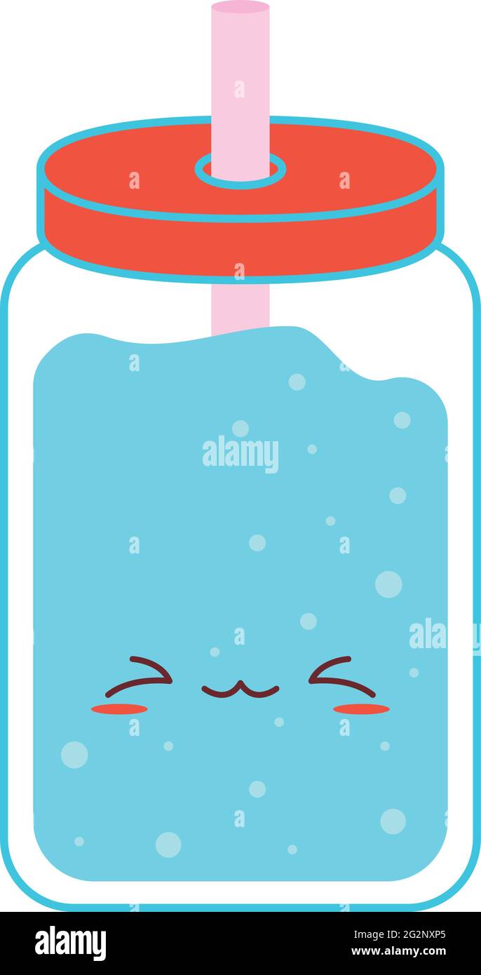 bouteille d'eau pour enfants Illustration de Vecteur
