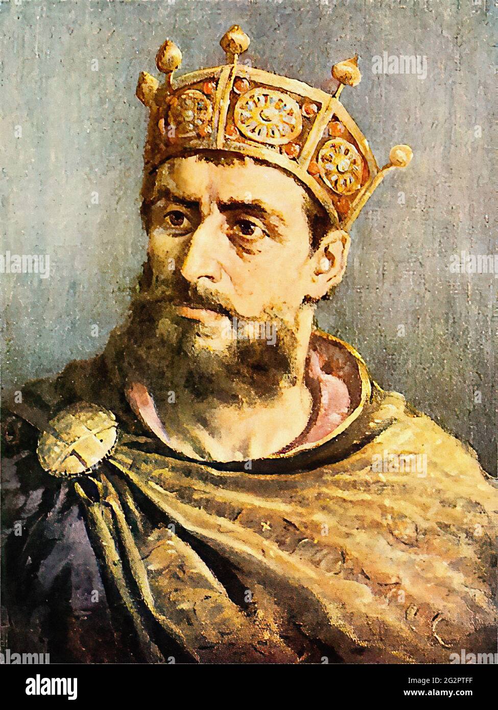 Jan Matejko - Mieszko II Lambert 1 Banque D'Images