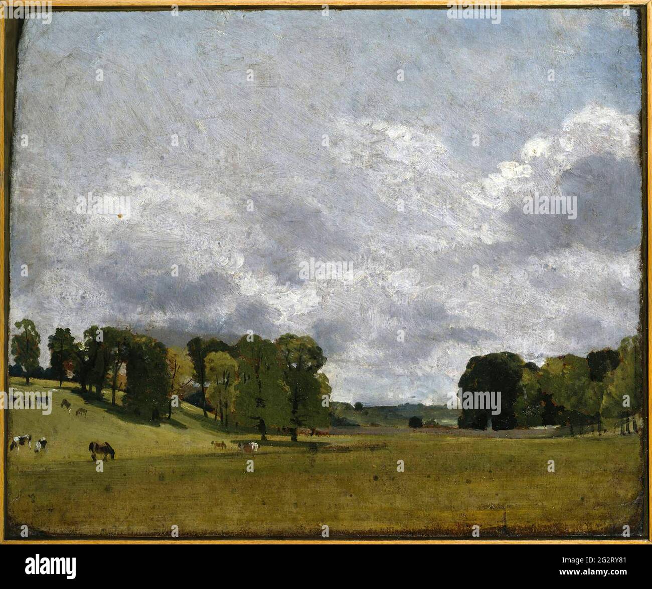 John Constable - vue à Epsom Banque D'Images