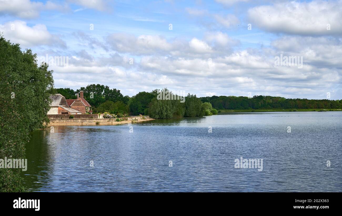 Paysage à Arlington Reservoir Banque D'Images