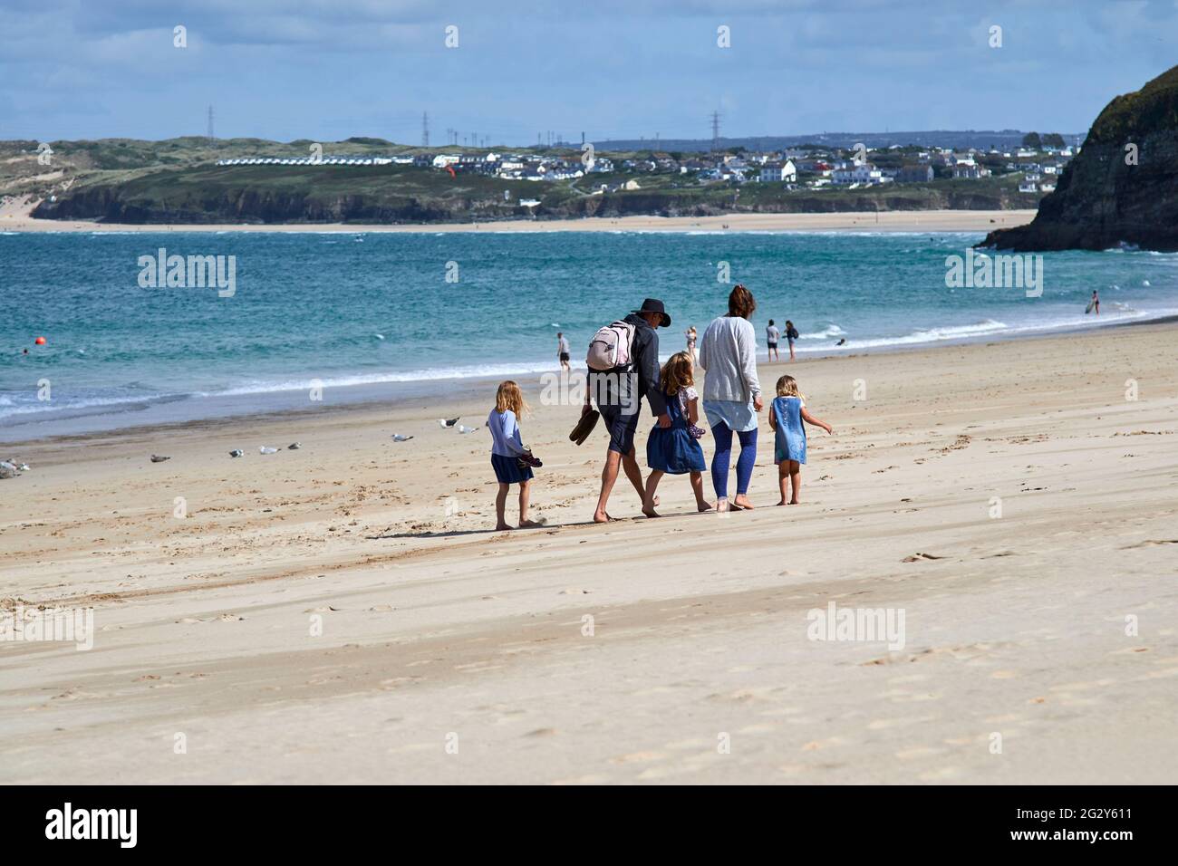 St Ives and Carbis Bay, Cornwell, Oxfordshire, Royaume-Uni Banque D'Images