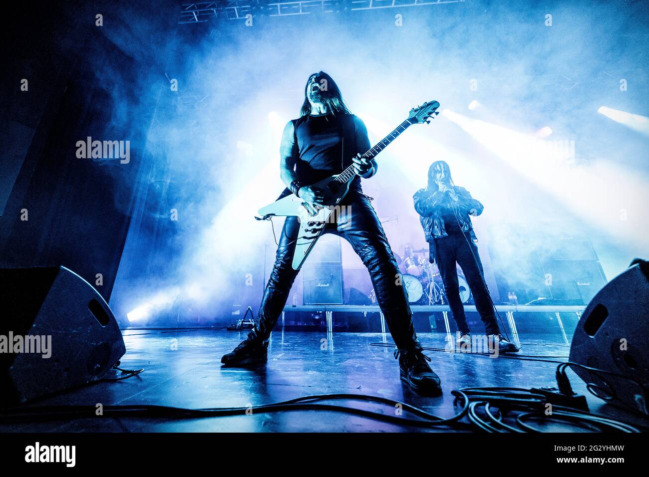 Oslo, Norvège. 12 juin 2021. Le groupe norvégien Gaahls Wyrd, en métal noir, joue un concert au Sentrum Scene d'Oslo. (Crédit photo : Gonzales photo/Alamy Live News Banque D'Images