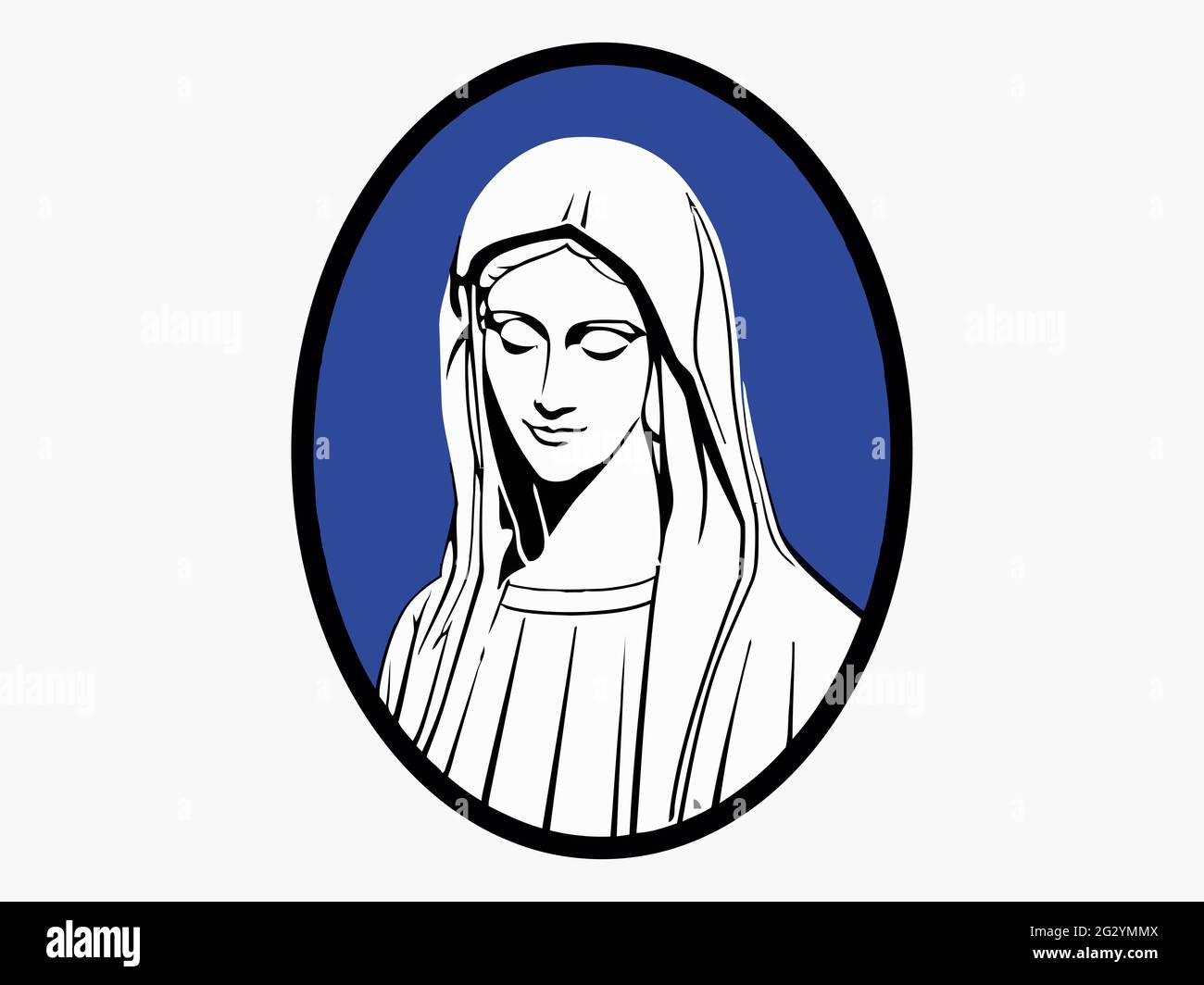 Coeur immaculé de Marie notre dame fatima miracle illustration Banque D'Images