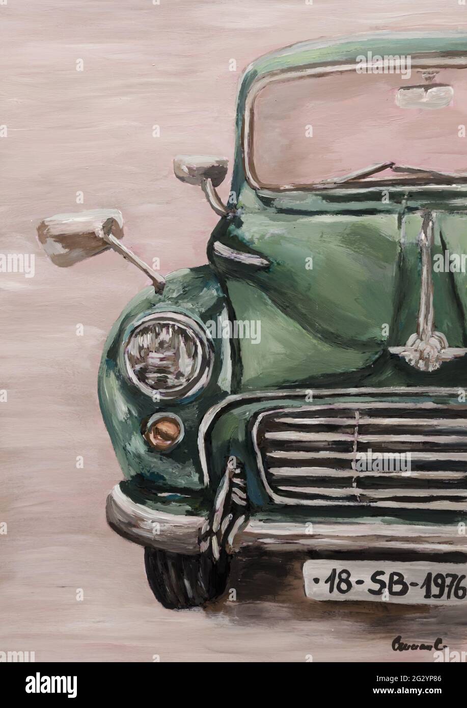 Belle peinture Banque D'Images