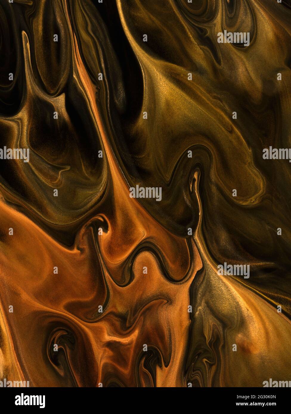 Peinture créative abstraite en couleurs brunes, texture peinte à la main. Illustration fractale pour un design graphique créatif. Art moderne Art contemporain Banque D'Images