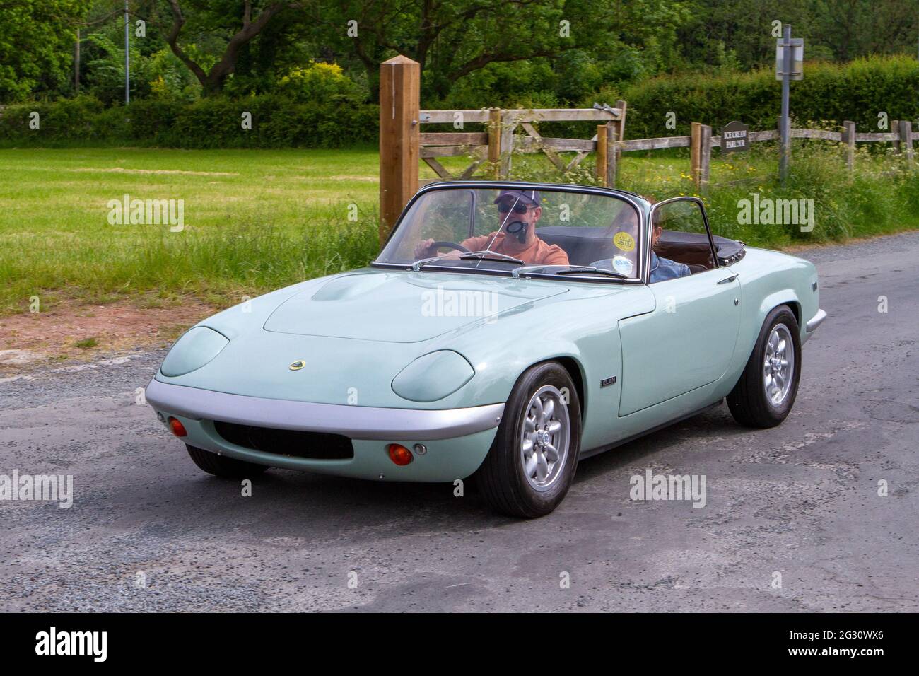 1962 60s Lotus Elan lors de la course annuelle de Manchester à Blackpool Vintage & Classic car Run 58th l'événement est un « Touring Assembly » Banque D'Images