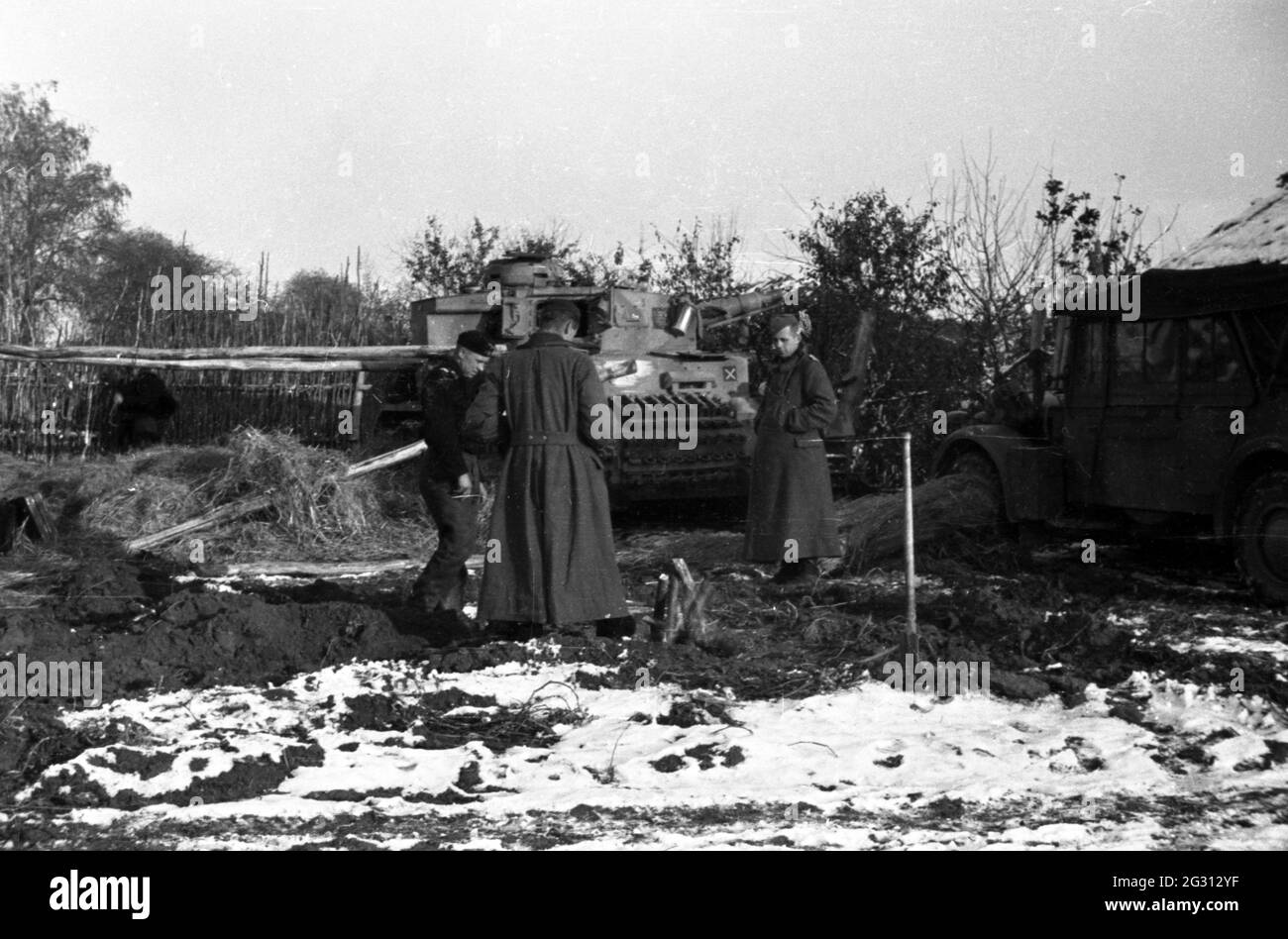 Wehrmacht Heer Panzerkampfwagen IV PzKpfw IV Panzer IV Ausf. D - Armée allemande Panzerkampfwagen / moyenne Tank IV Mark / Mk D Banque D'Images