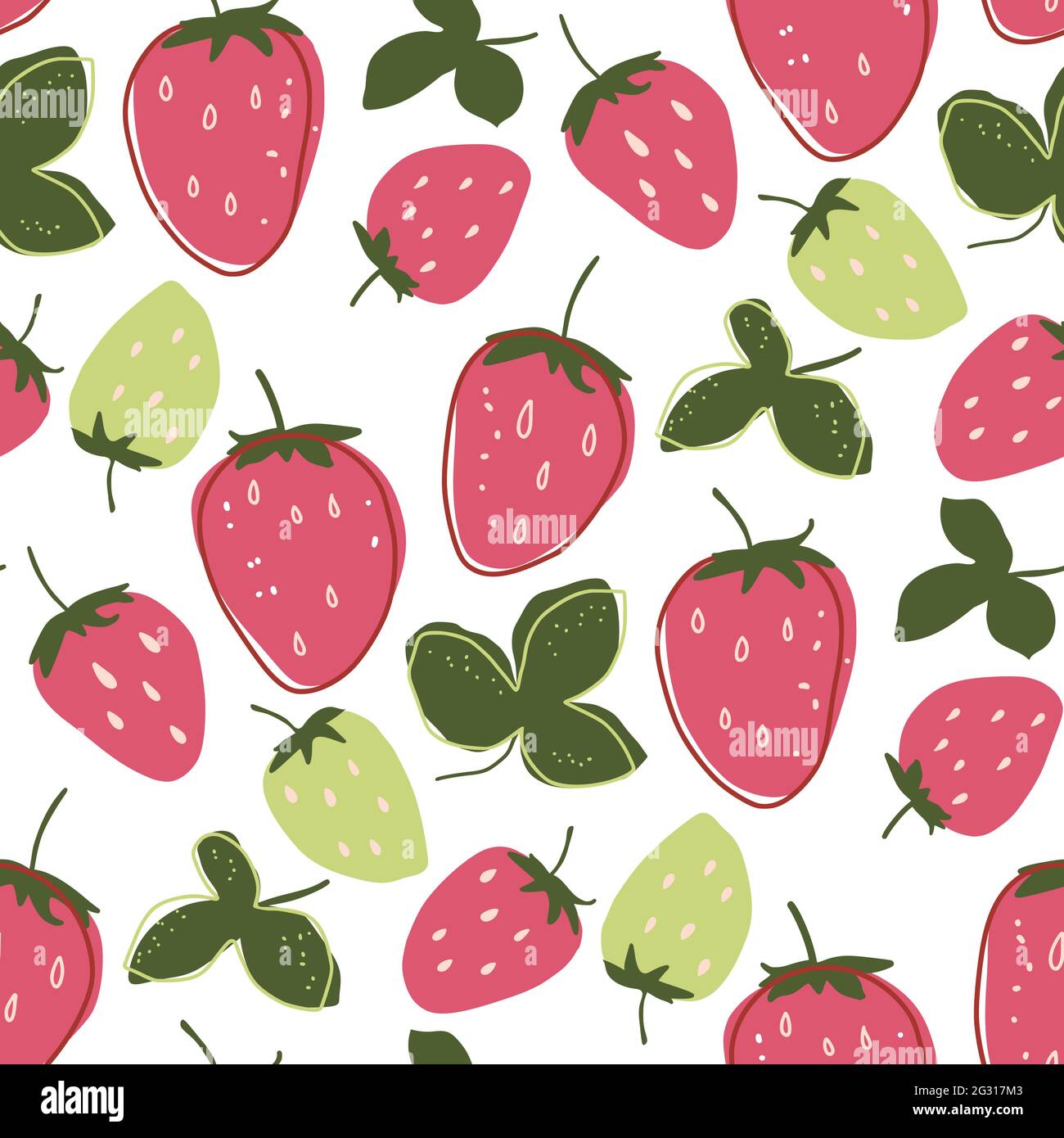 Dessin Anime Fraise Fruit D Ete Fond Sans Couture Joli Doux Nourriture Frais Nature Enfants Papier Peint Motif Illustration Graphique D Impression Vectorielle Image Vectorielle Stock Alamy