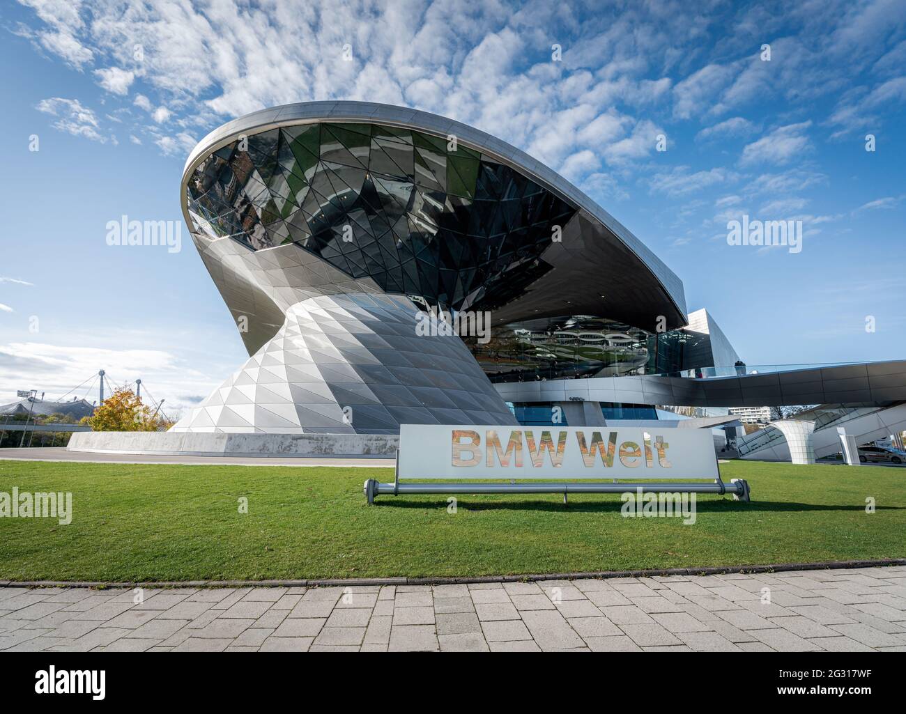 BMW Welt - Munich, Allemagne Banque D'Images