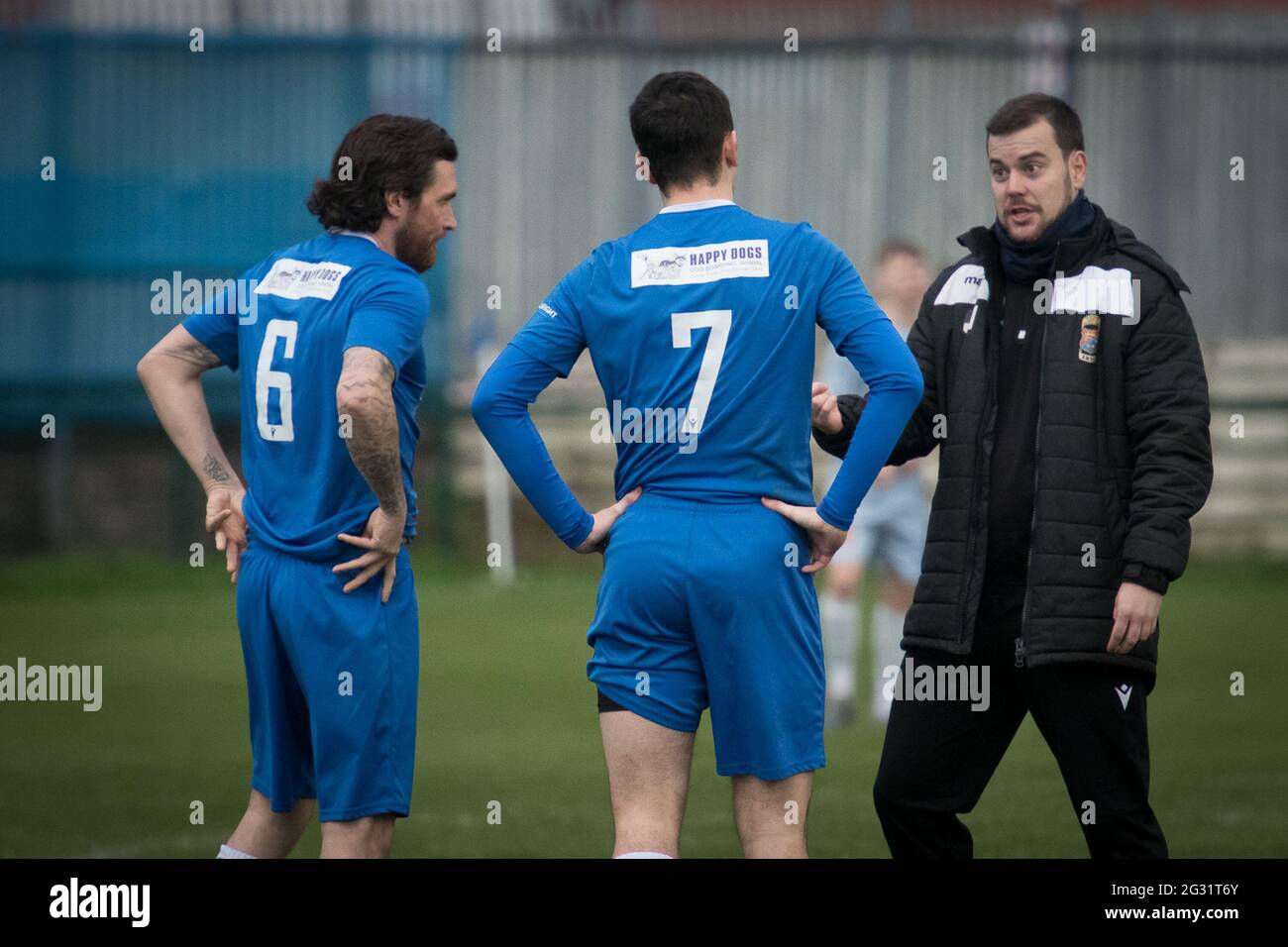 Birkenhead, Angleterre 19 décembre 2020. North West Counties League First Division South Match entre Cammell Laird 1907 et New Mills. Banque D'Images