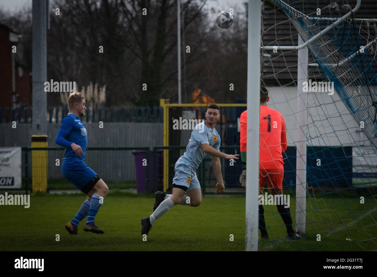 Birkenhead, Angleterre 19 décembre 2020. North West Counties League First Division South Match entre Cammell Laird 1907 et New Mills. Banque D'Images