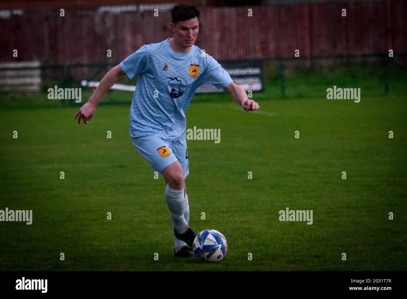 Birkenhead, Angleterre 19 décembre 2020. North West Counties League First Division South Match entre Cammell Laird 1907 et New Mills. Banque D'Images