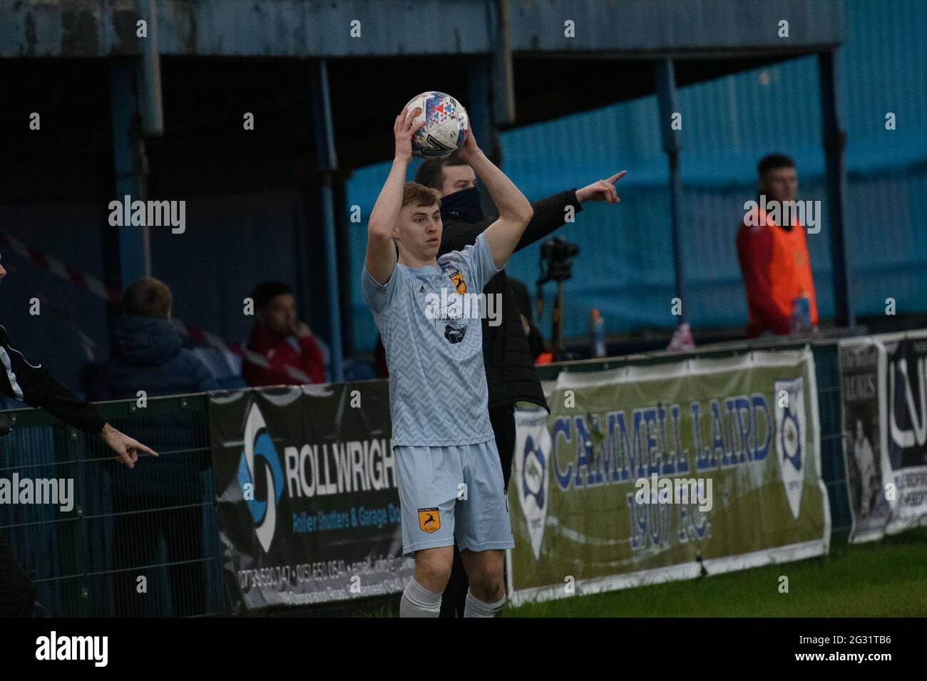 Birkenhead, Angleterre 19 décembre 2020. North West Counties League First Division South Match entre Cammell Laird 1907 et New Mills. Banque D'Images